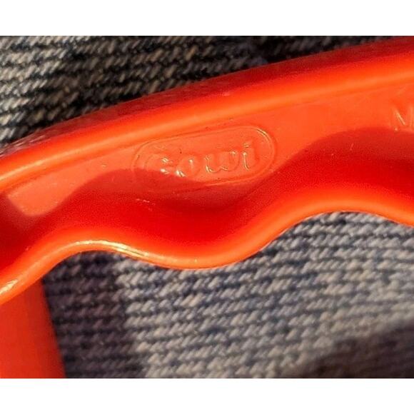 Vintage Gowi Red Yellow Plastic Egg Beater Classic Pretend Play Toy Austria - Picture 6 of 6